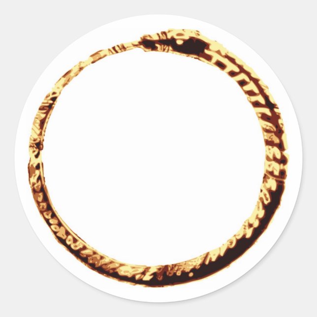 Sticker Rond Ouroboros (Devant)