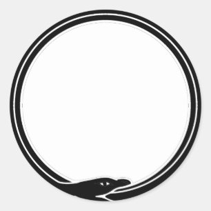 Sticker Rond Ouroboros