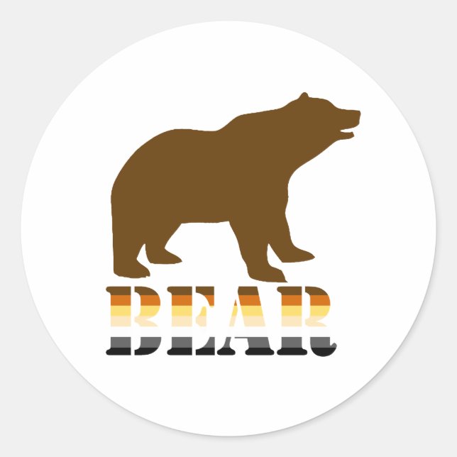 STICKER ROND OURS- (Devant)