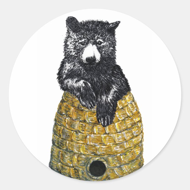 Sticker Rond ours (Devant)