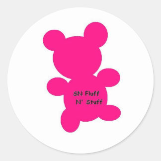 Sticker Rond ours3