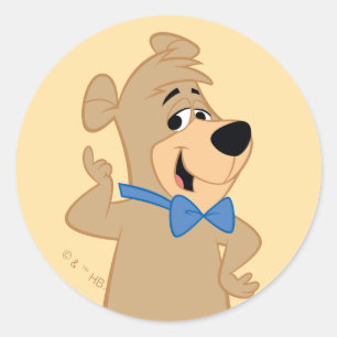 Sticker Rond Ours Boo-Boo Précocieux