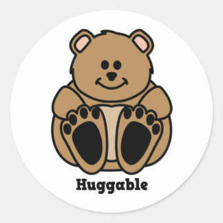 Sticker Rond Ours énorme
