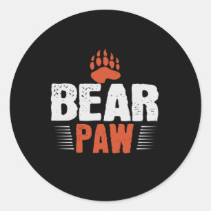 Sticker Rond Ours - Paw Ours