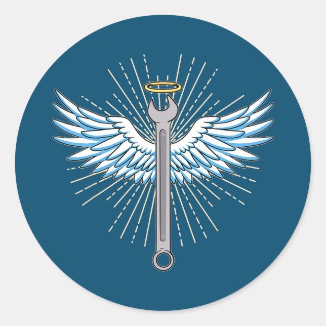Sticker Rond Outil Wrench (Devant)