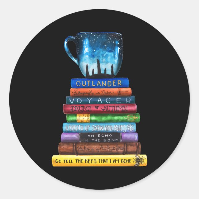 Sticker Rond Outlander Lover Essential T Shirt  (Devant)