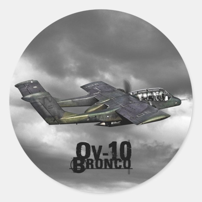 Sticker Rond OV-10 Bronco (Devant)