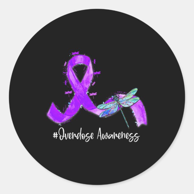 Sticker Rond Overdose d'Aware (Devant)