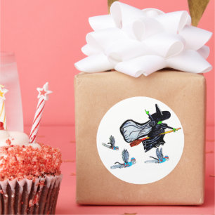 STICKER ROND OZ SI VOUS PENSEZ QUE JE SUIS UNE MAUVAISE TÉMOIN