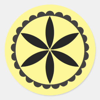 Sticker Rond PA Dutch Rosette
