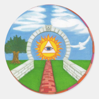 Sticker Rond paciemandala