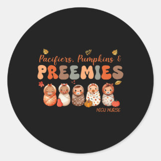 Sticker Rond Pacificateurs Citrouille Et Préemets Nicu Nurse Th