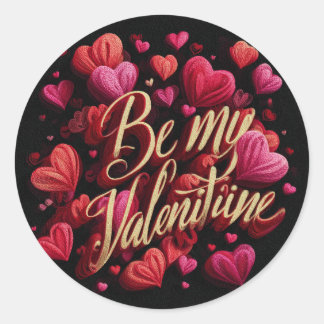 Sticker Rond Pack d'autocollants drôles pour la Saint-Valentin
