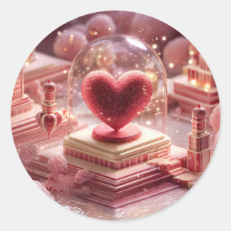 Sticker Rond Pack d'autocollants drôles pour la Saint-Valentin