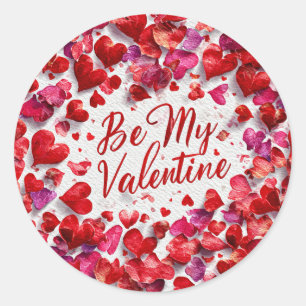 Sticker Rond Pack d'autocollants drôles pour la Saint-Valentin