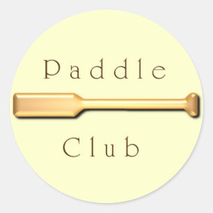 Sticker Rond Paddle Club