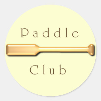 Sticker Rond Paddle Club