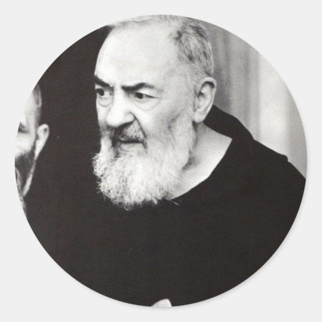 Sticker Rond Padre Pio 102.jpg (Devant)