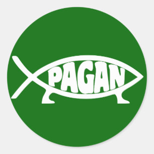 Sticker Rond Pagan_fish_ROF