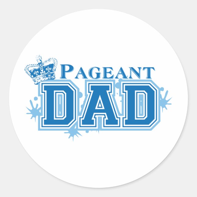 Sticker Rond Pageant Papa (Devant)