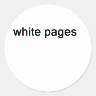 Sticker Rond pages blanches