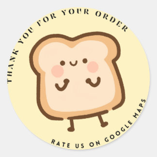 Sticker Rond Pain De Fruit À Tranches Mignées Espérées Évaluez-