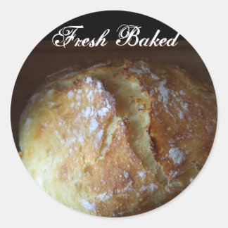 Sticker Rond Pain Fruit Fabriqué Maison