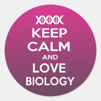 Sticker Rond Paire adénine nucléotidique biologique avec uracil