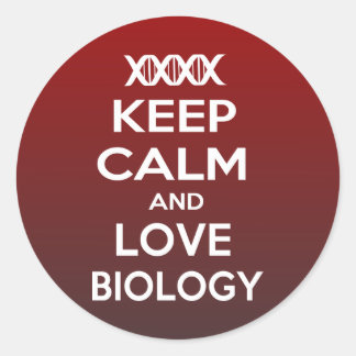 Sticker Rond Paire adénine nucléotidique biologique avec uracil