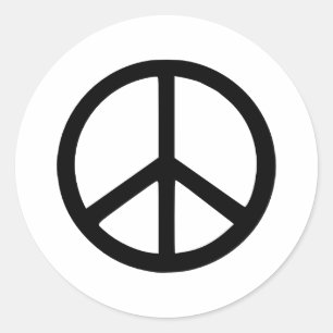 Sticker Rond Paix