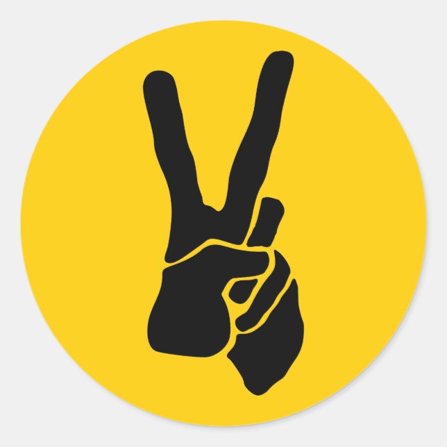 STICKER ROND PAIX (Devant)