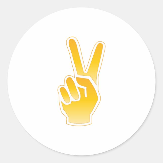 Sticker Rond Paix (Devant)