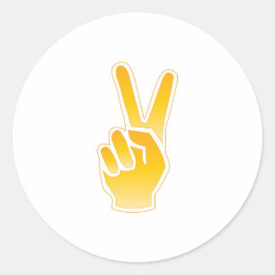 Sticker Rond Paix