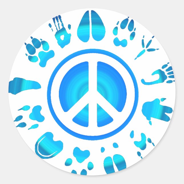 Sticker Rond paix4 (Devant)