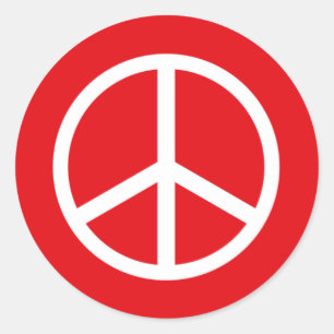 Sticker Rond PAIX de Noël d'art de bruit