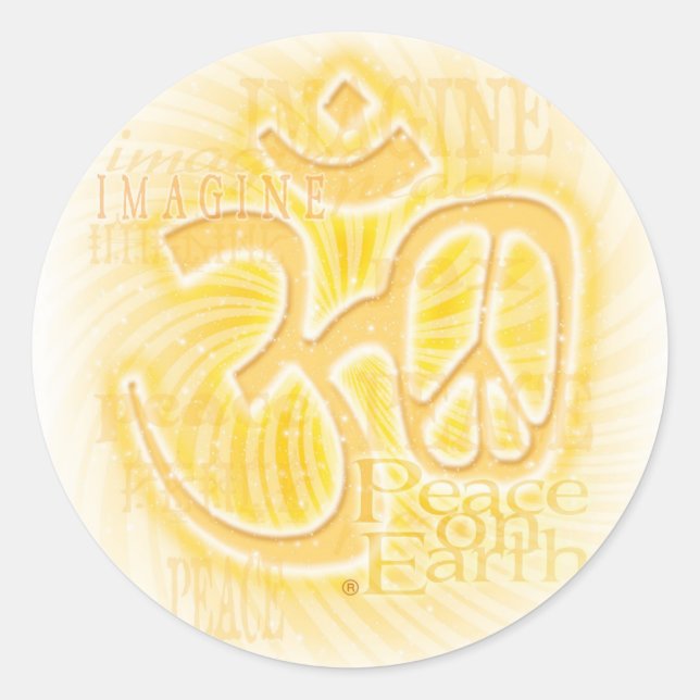 Sticker Rond Paix d'Ohm (Devant)