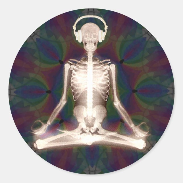 Sticker Rond Paix intérieure (Devant)