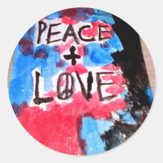 Sticker Rond Paix n°2
