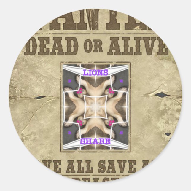 Sticker Rond Paix Recherchée, Amour et Inspiration : Diffuser H (Devant)