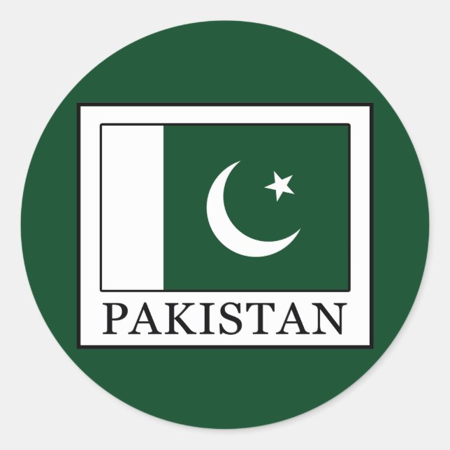 Sticker Rond Pakistan (Devant)
