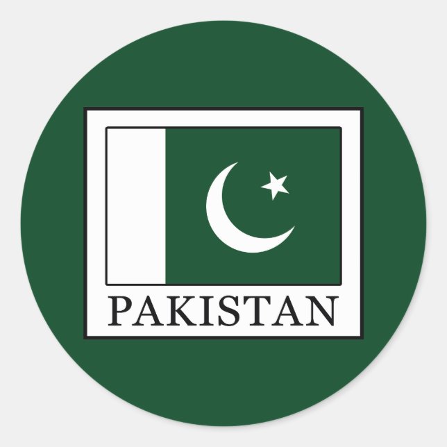 Sticker Rond Pakistan (Devant)