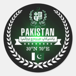 Sticker Rond Pakistan