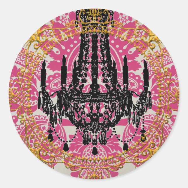 Sticker Rond Palais de Kali, Déesse du Temps, Enveloppe (Devant)