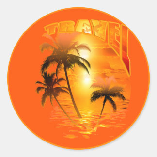 Sticker Rond Palais de Travel Sunrise