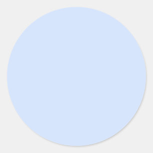 Sticker Rond PALE BLUE Pop of Color Personnaliser