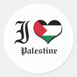 Sticker Rond Palestine