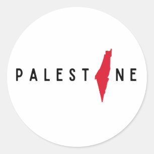 Sticker Rond Palestine Libérez la Palestine Gaza