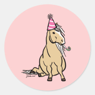 Sticker Rond Palomino