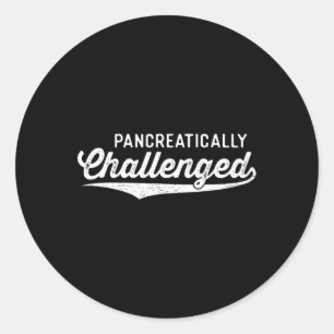 Sticker Rond Pancréatiquement contesté Plaisir Type 1 Diabète A