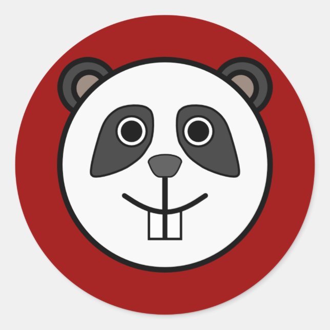Sticker Rond Panda (Devant)